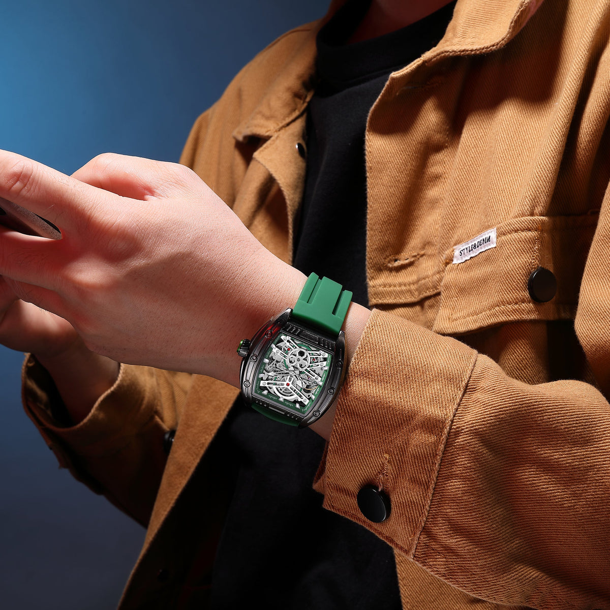 Montre mécanique de luxe